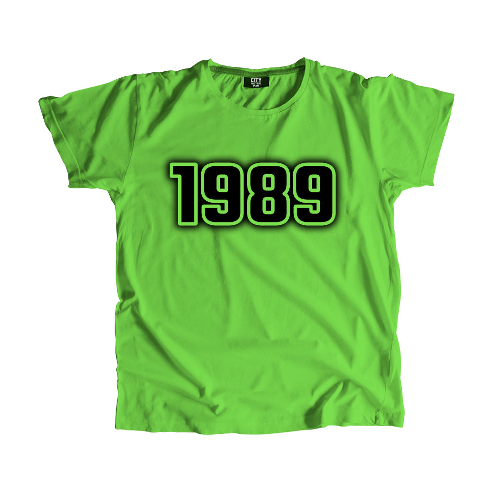 1989 Year Men Unisex T-Shirt (Liril Green)