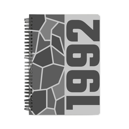 1992 Year Notebook (Melange Grey, A5 Size, 100 Pages, Ruled)