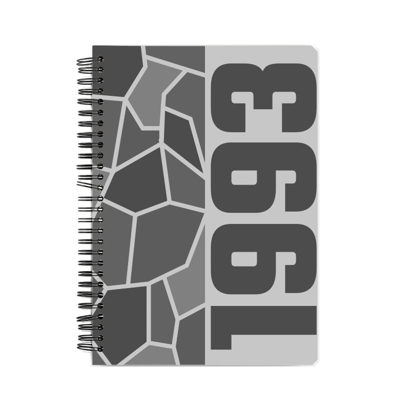 1993 Year Notebook (Melange Grey, A5 Size, 100 Pages, Ruled)