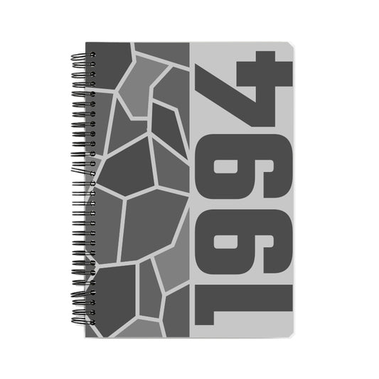 1994 Year Notebook (Melange Grey, A5 Size, 100 Pages, Ruled)