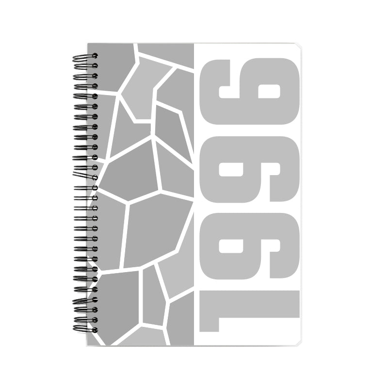 1996 Year Notebook (White, A5 Size, 100 Pages, Ruled)