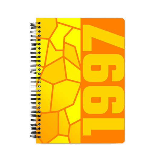 1997 Year Notebook (Orange, A5 Size, 100 Pages, Ruled)