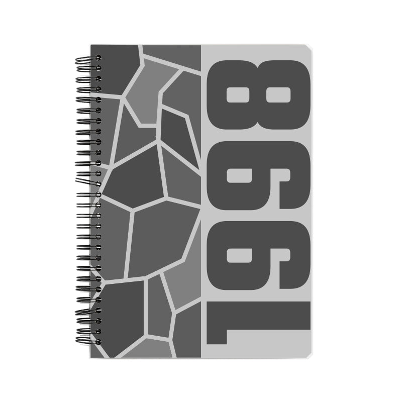 1998 Year Notebook (Melange Grey, A5 Size, 100 Pages, Ruled)