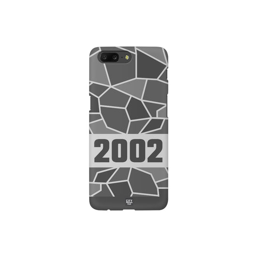 2002 Year Apple iPhone 14 Pro Max Glass Mobile Cover Cases (Melange Grey)