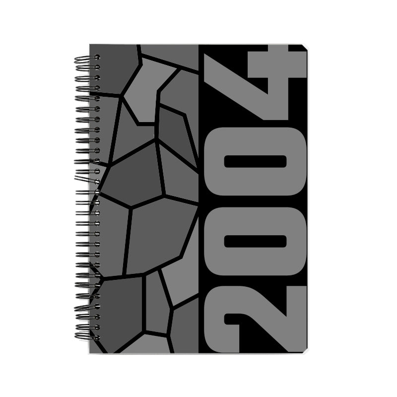 2004 Year Notebook (Black, A5 Size, 100 Pages, Ruled)