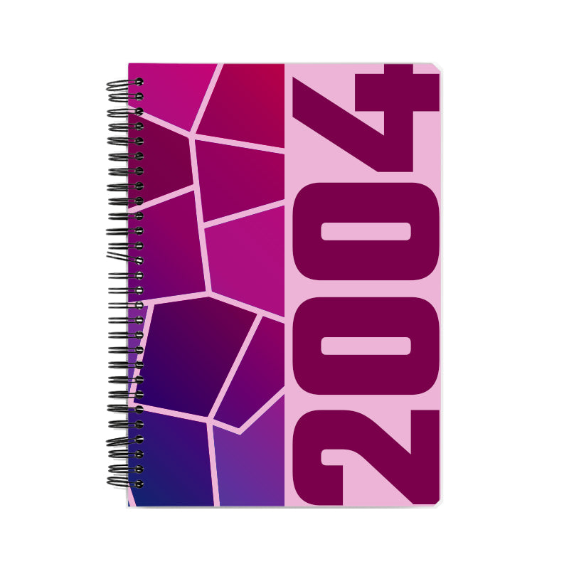 2004 Year Notebook (Light Pink, A5 Size, 100 Pages, Ruled)