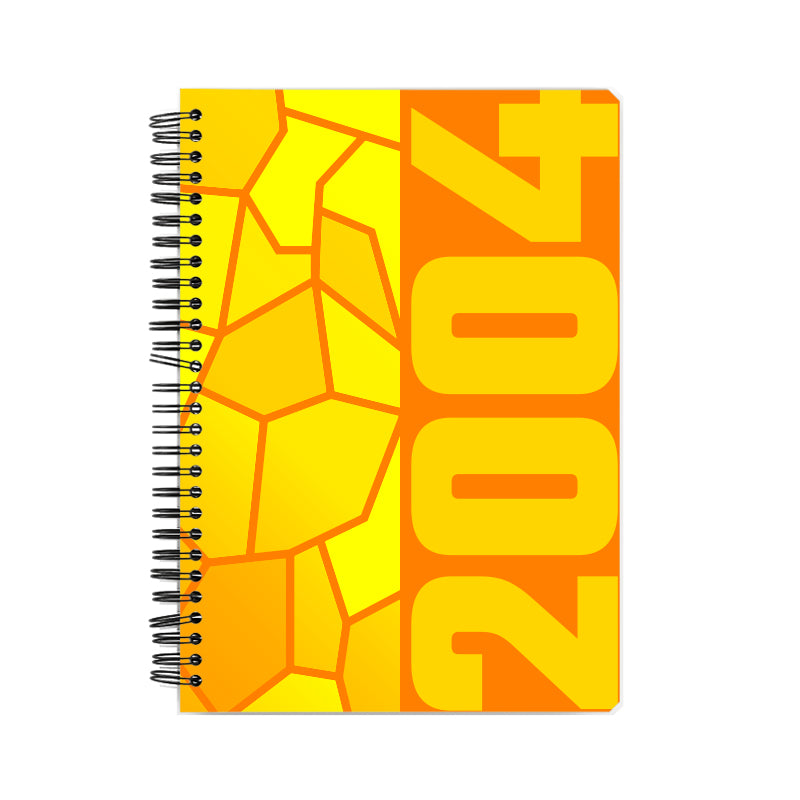 2004 Year Notebook (Orange, A5 Size, 100 Pages, Ruled)