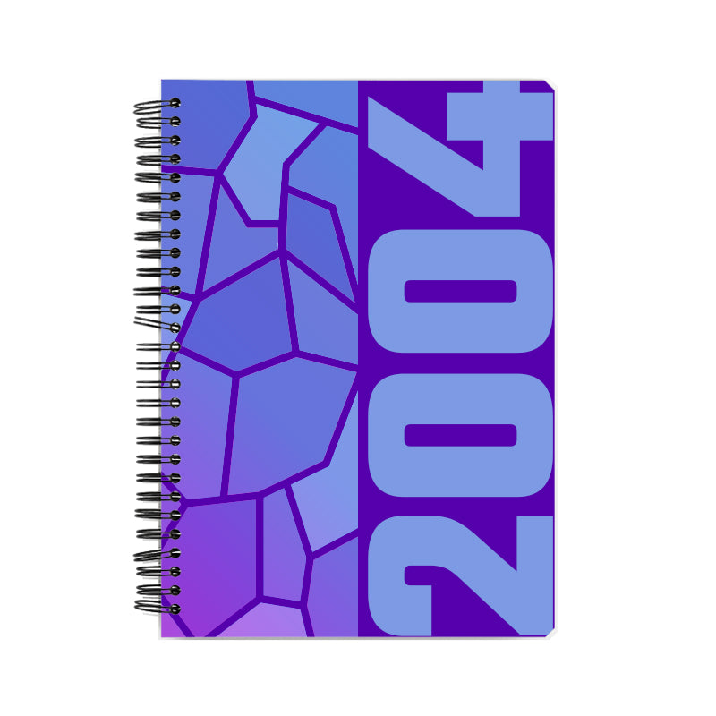 2004 Year Notebook (Purple, A5 Size, 100 Pages, Ruled)