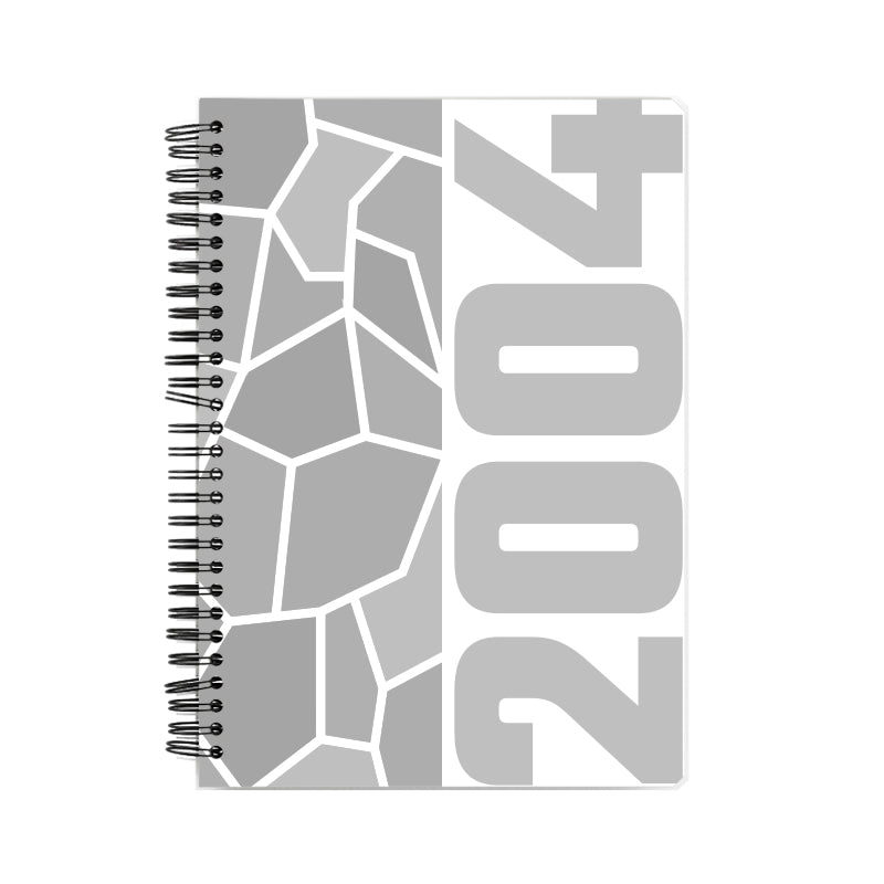 2004 Year Notebook (White, A5 Size, 100 Pages, Ruled)