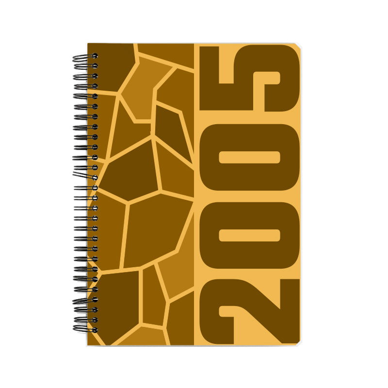 2005 Year Notebook (Golden Yellow, A5 Size, 100 Pages, Ruled)