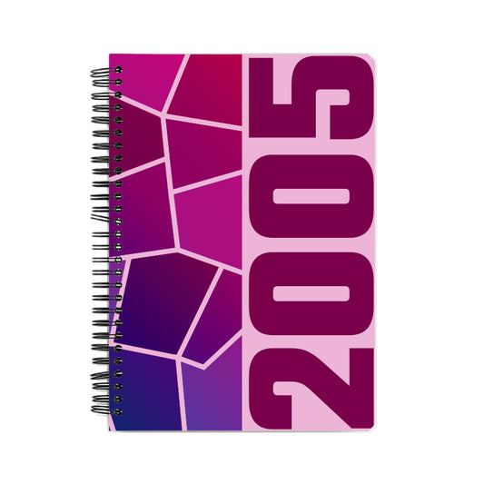 2005 Year Notebook (Light Pink, A5 Size, 100 Pages, Ruled)