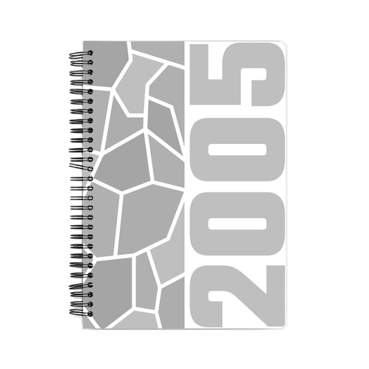 2005 Year Notebook (White, A5 Size, 100 Pages, Ruled)