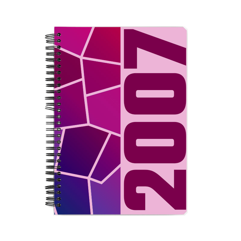 2007 Year Notebook (Light Pink, A5 Size, 100 Pages, Ruled)