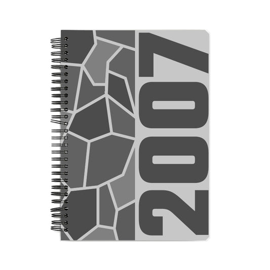 2007 Year Notebook (Melange Grey, A5 Size, 100 Pages, Ruled)