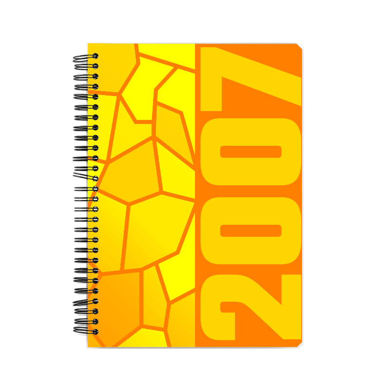 2007 Year Notebook (Orange, A5 Size, 100 Pages, Ruled)