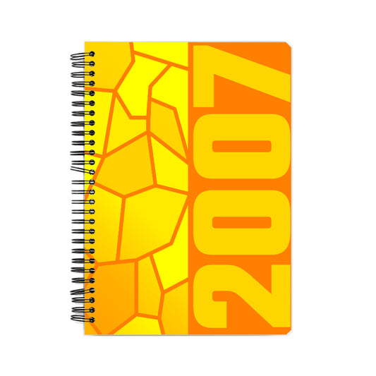 2007 Year Notebook (Orange, A5 Size, 100 Pages, Ruled)