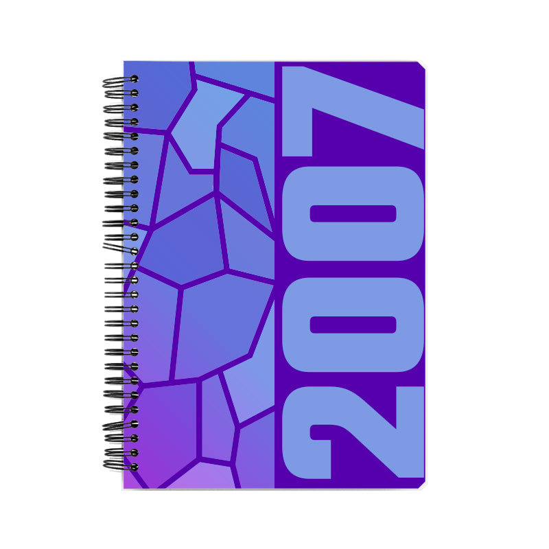 2007 Year Notebook (Purple, A5 Size, 100 Pages, Ruled)