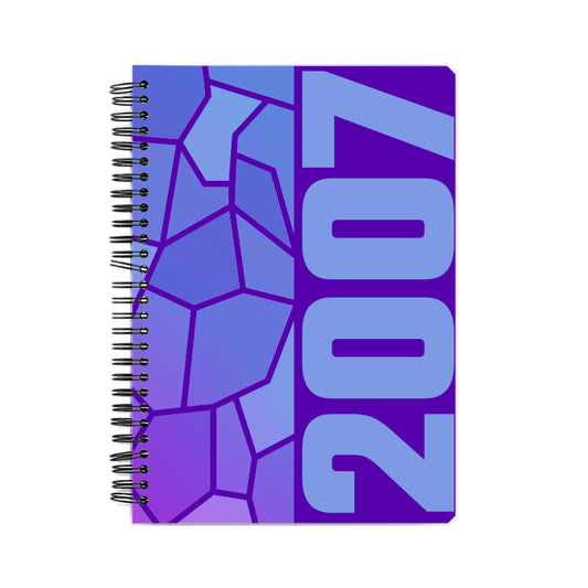 2007 Year Notebook (Purple, A5 Size, 100 Pages, Ruled)