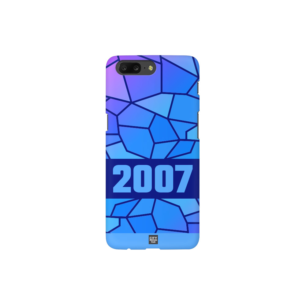 2007 Year Apple iPhone 14 Pro Max Glass Mobile Cover Cases (Royal Blue)