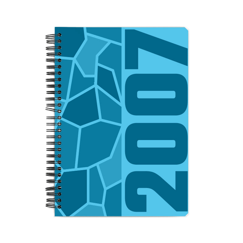 2007 Year Notebook (Sky Blue, A5 Size, 100 Pages, Ruled)