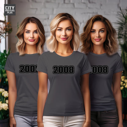 2008 Vintage Birth Year Women T-Shirt