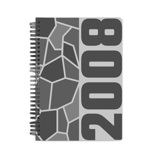 2008 Year Notebook (Melange Grey, A5 Size, 100 Pages, Ruled)