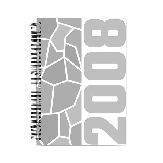 2008 Year Notebook (White, A5 Size, 100 Pages, Ruled)