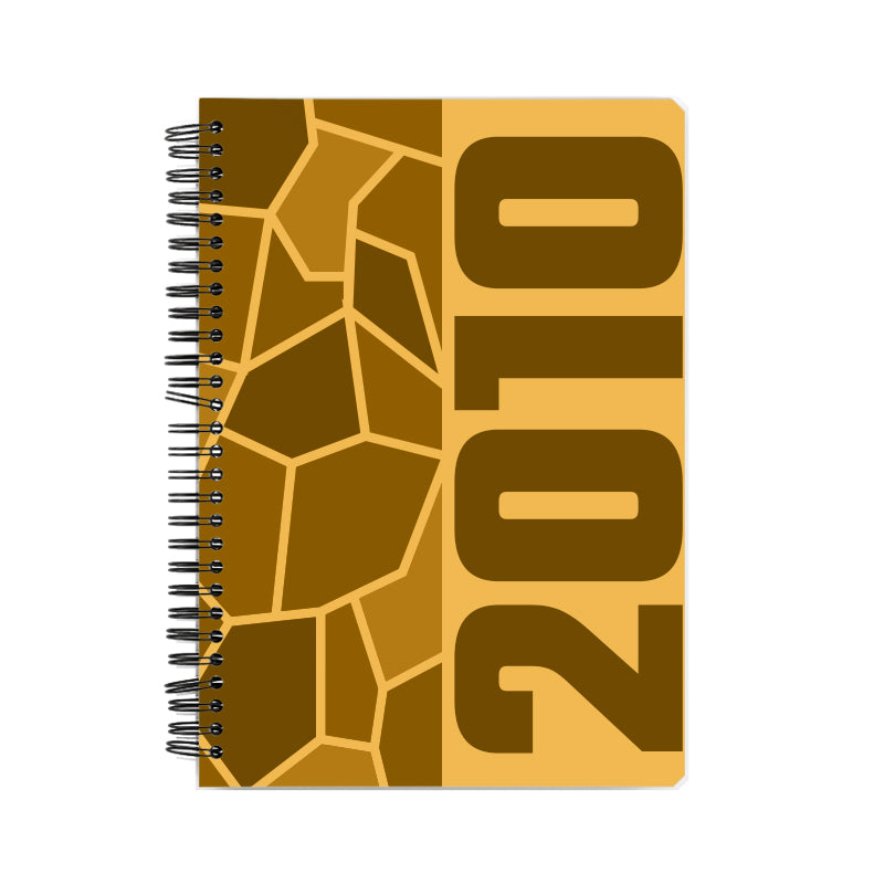 2010 Year Notebook (Golden Yellow, A5 Size, 100 Pages, Ruled)