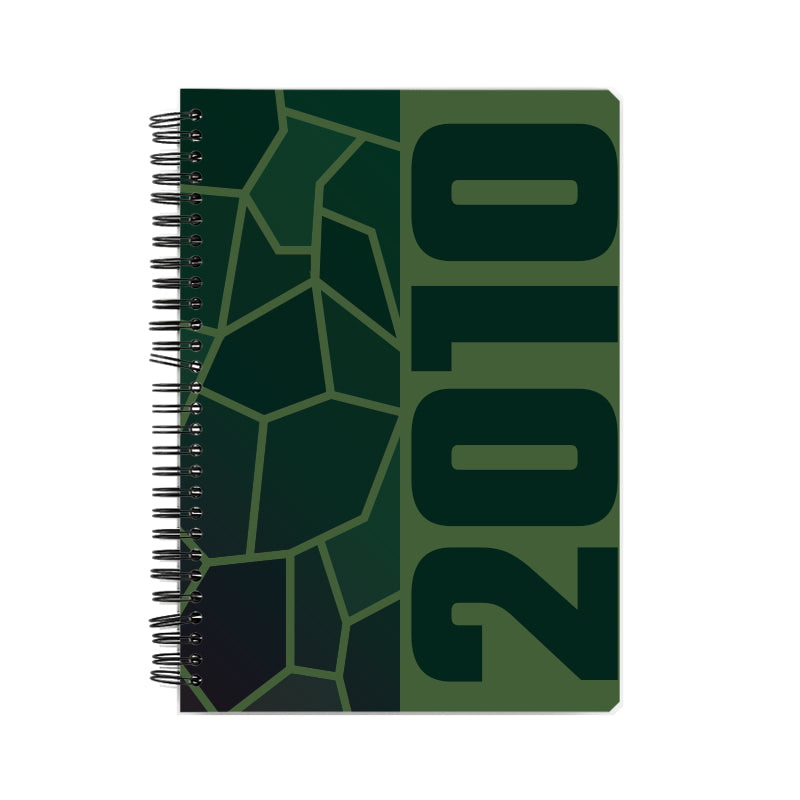 2010 Year Notebook (Olive Green, A5 Size, 100 Pages, Ruled)