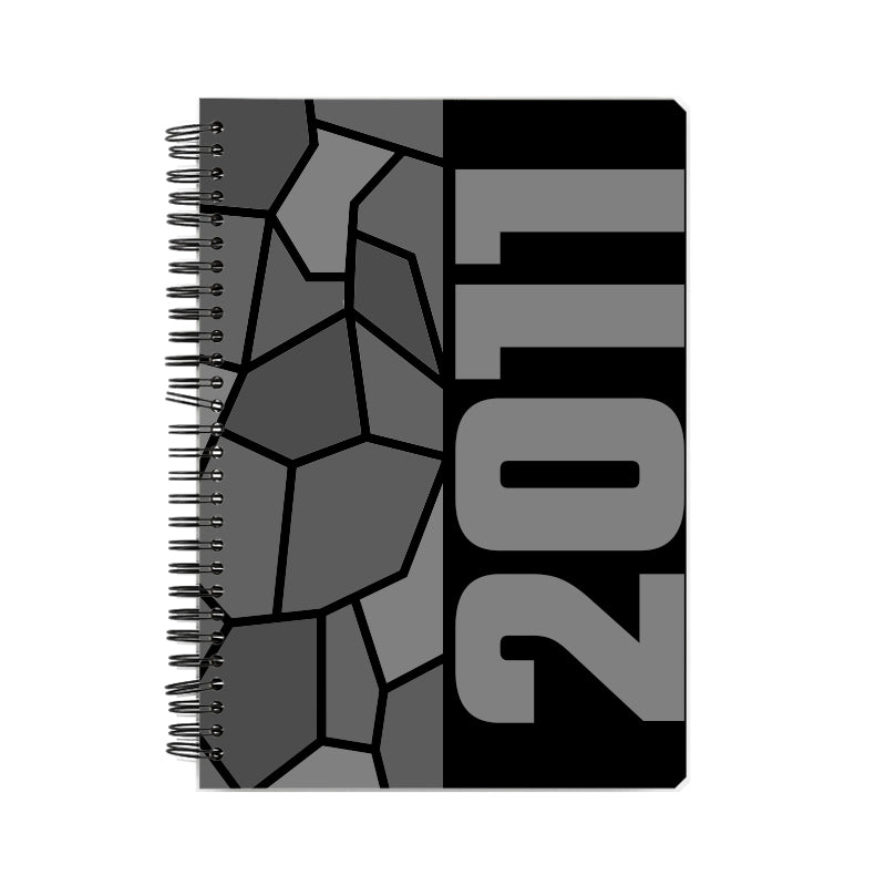 2011 Year Notebook (Black, A5 Size, 100 Pages, Ruled)