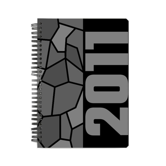 2011 Year Notebook (Black, A5 Size, 100 Pages, Ruled)