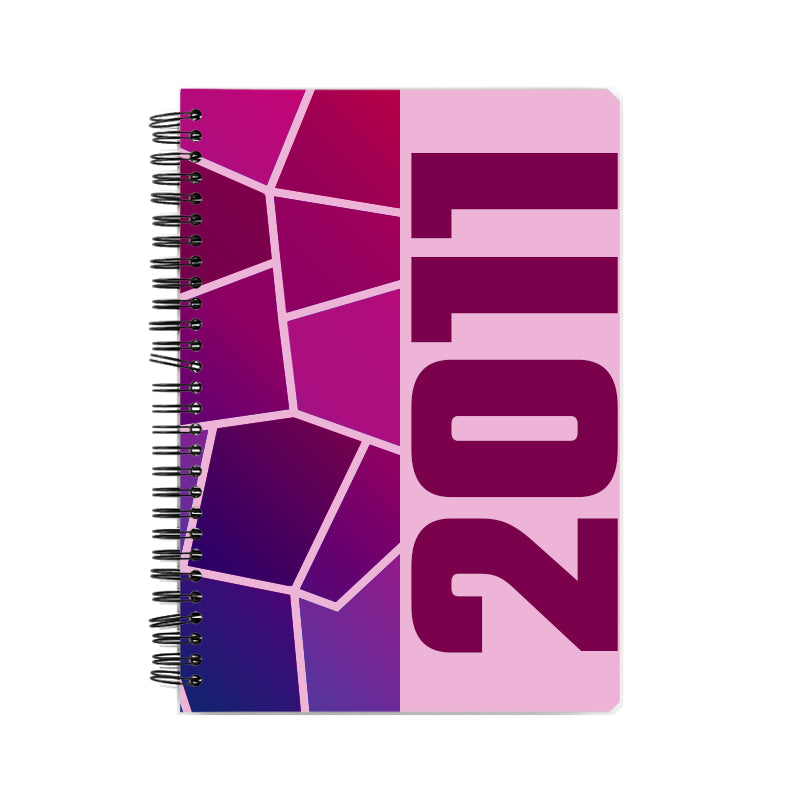 2011 Year Notebook (Light Pink, A5 Size, 100 Pages, Ruled)