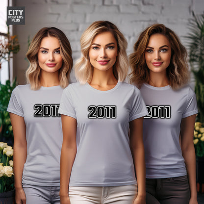 2011 Vintage Birth Year Women T-Shirt
