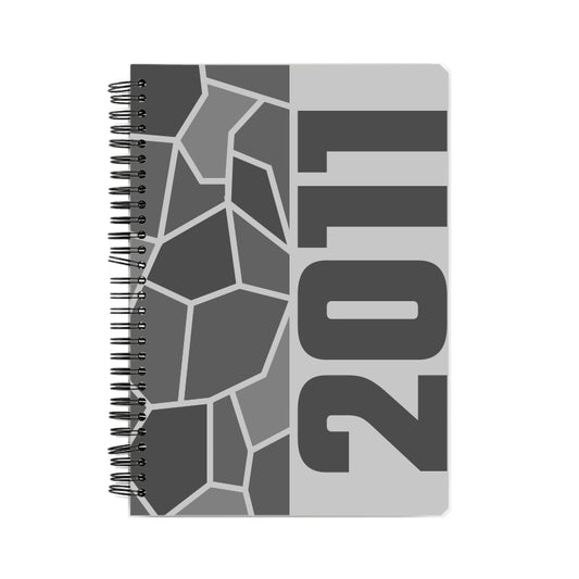 2011 Year Notebook (Melange Grey, A5 Size, 100 Pages, Ruled)