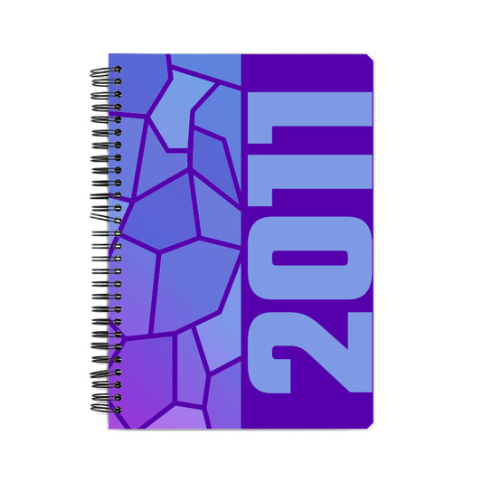 2011 Year Notebook (Purple, A5 Size, 100 Pages, Ruled)