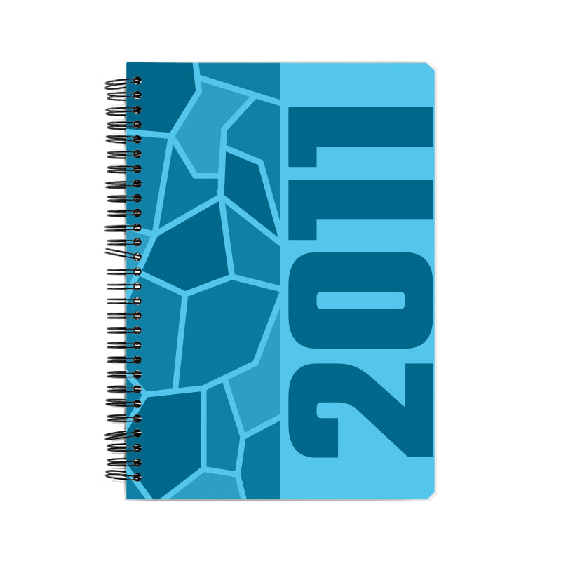 2011 Year Notebook (Sky Blue, A5 Size, 100 Pages, Ruled)