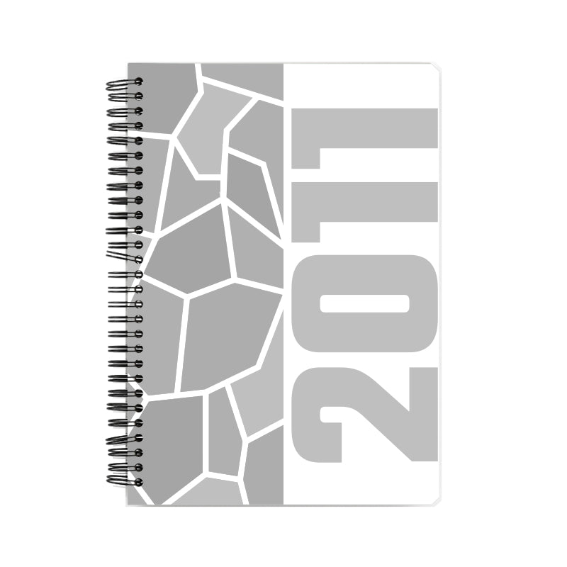 2011 Year Notebook (White, A5 Size, 100 Pages, Ruled)