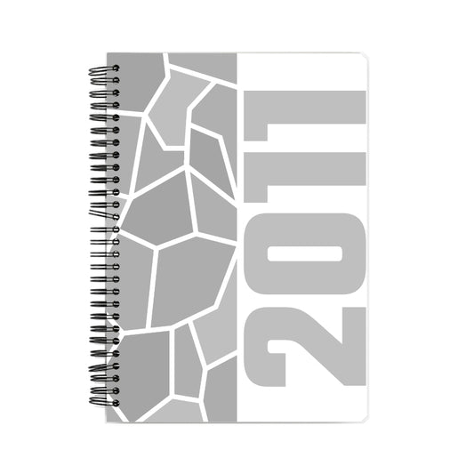 2011 Year Notebook (White, A5 Size, 100 Pages, Ruled)