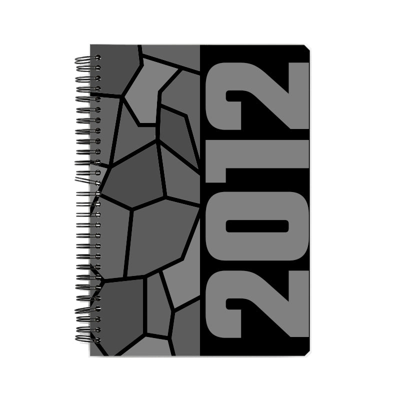 2012 Year Notebook (Black, A5 Size, 100 Pages, Ruled)