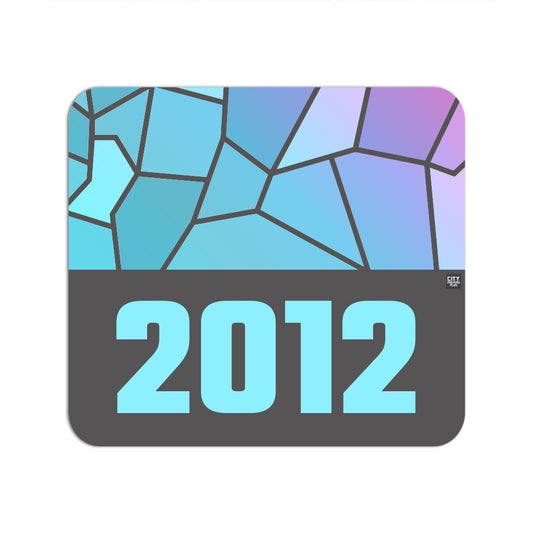 2012 Year Mousepad (Charcoal Grey)