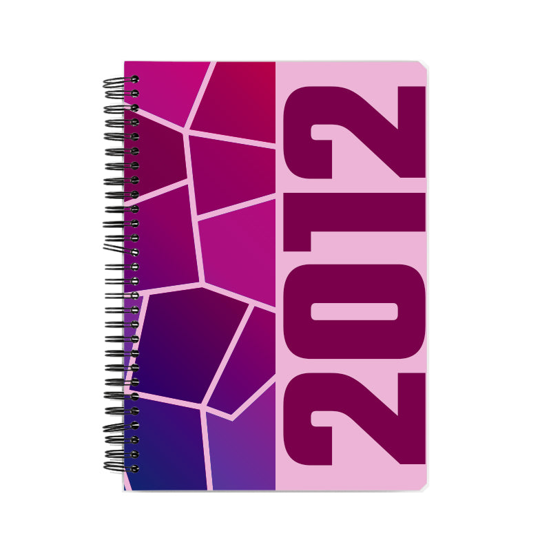 2012 Year Notebook (Light Pink, A5 Size, 100 Pages, Ruled)