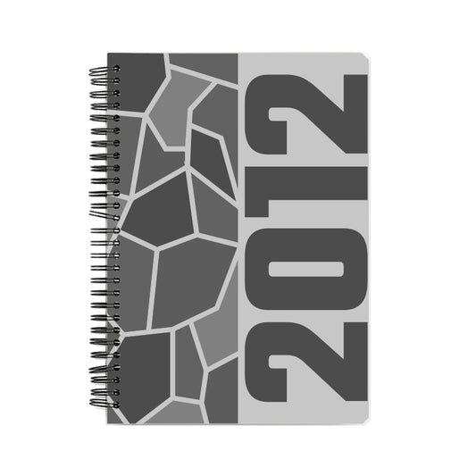 2012 Year Notebook (Melange Grey, A5 Size, 100 Pages, Ruled)