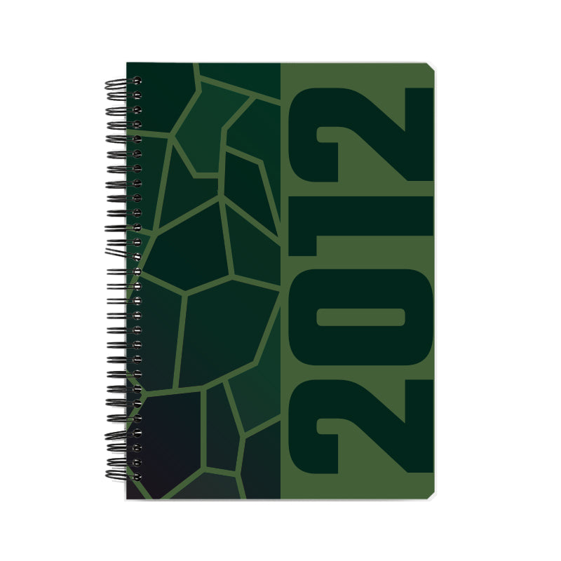 2012 Year Notebook (Olive Green, A5 Size, 100 Pages, Ruled)