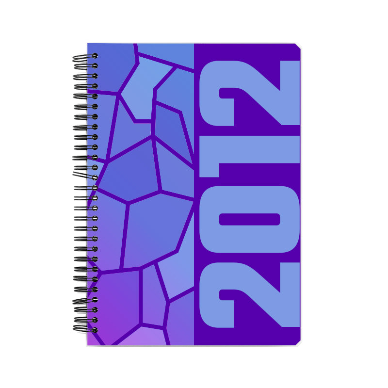 2012 Year Notebook (Purple, A5 Size, 100 Pages, Ruled)