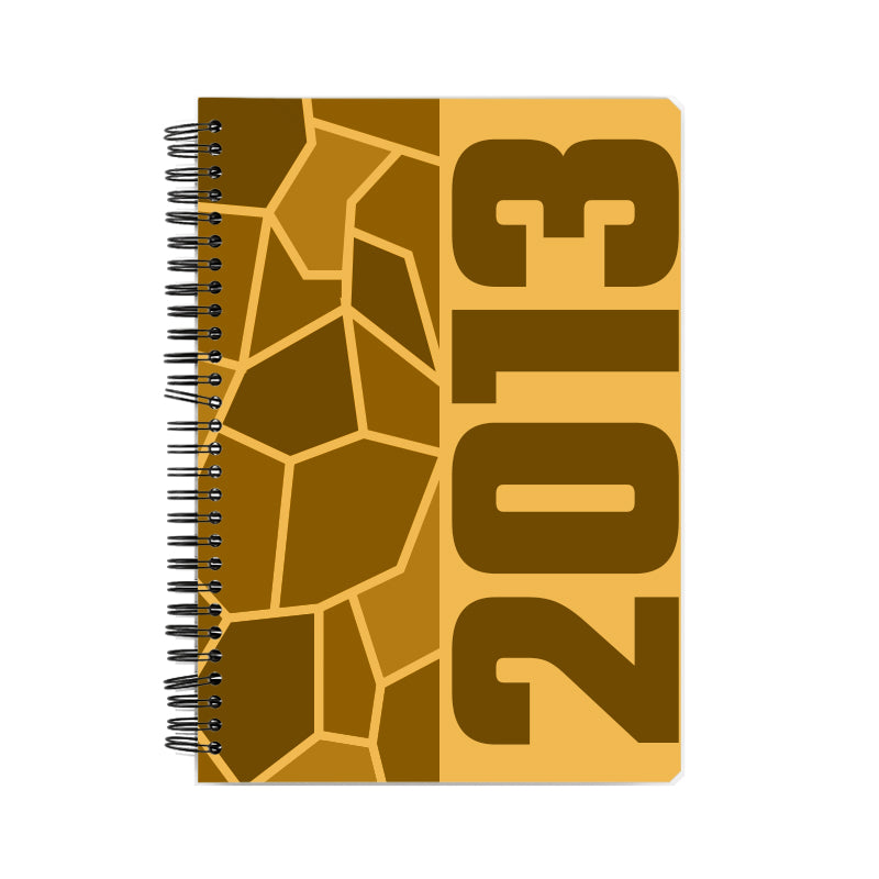 2013 Year Notebook (Golden Yellow, A5 Size, 100 Pages, Ruled)