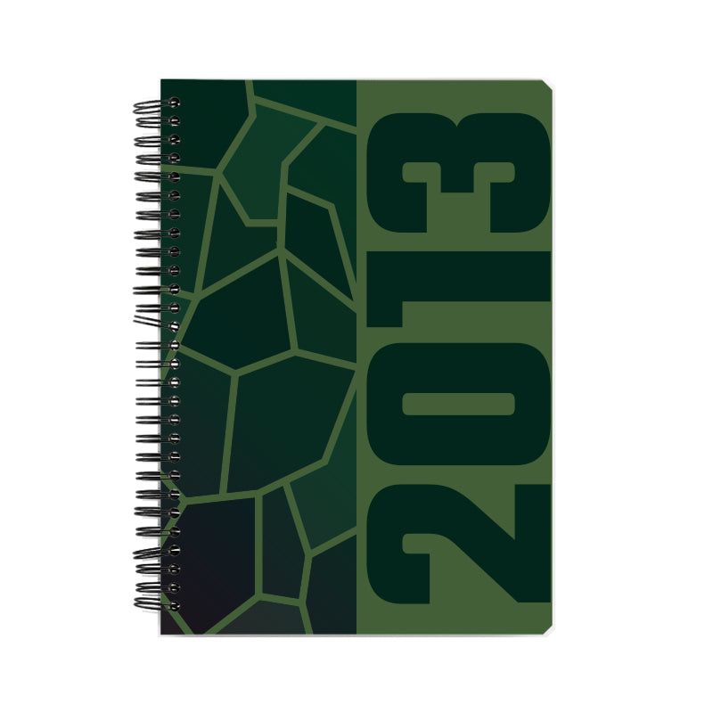 2013 Year Notebook (Olive Green, A5 Size, 100 Pages, Ruled)