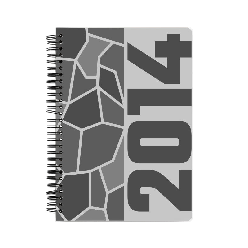 2014 Year Notebook (Melange Grey, A5 Size, 100 Pages, Ruled)