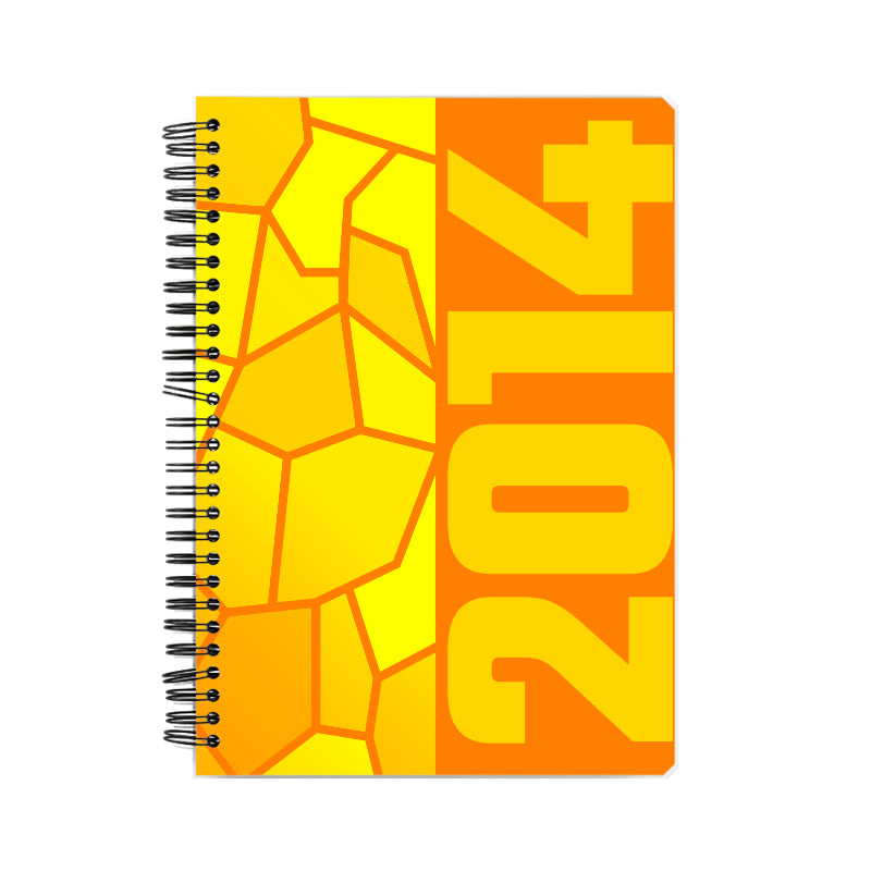 2014 Year Notebook (Orange, A5 Size, 100 Pages, Ruled)