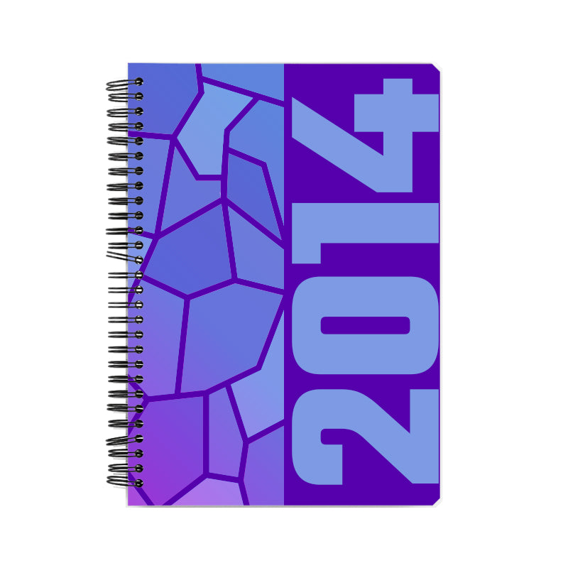 2014 Year Notebook (Purple, A5 Size, 100 Pages, Ruled)