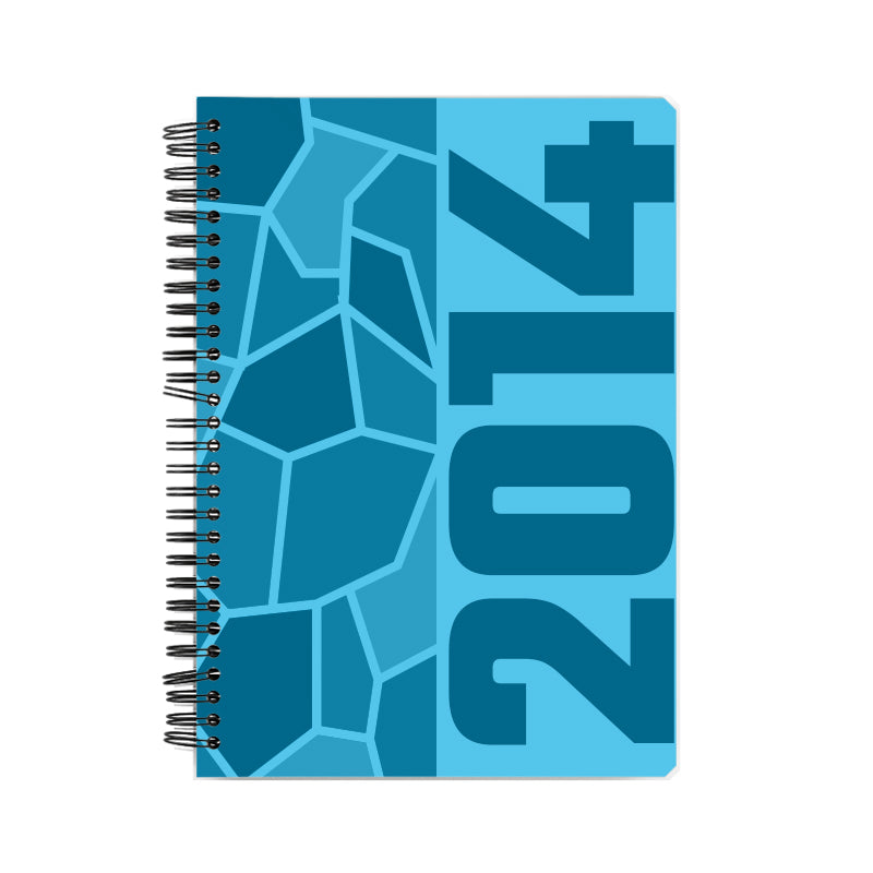 2014 Year Notebook (Sky Blue, A5 Size, 100 Pages, Ruled)